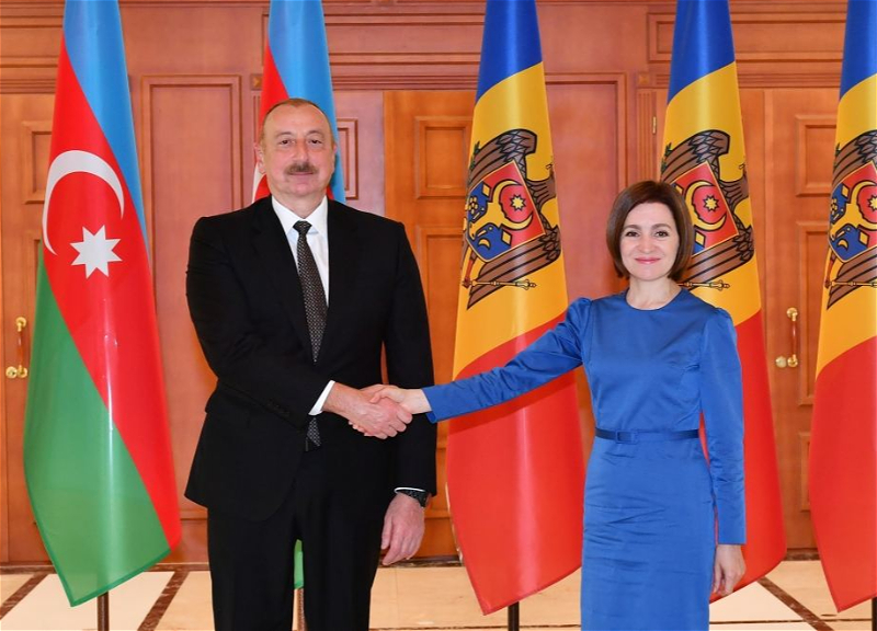 Ильхам Алиев встретился в Кишиневе с президентом Молдовы - ФОТО