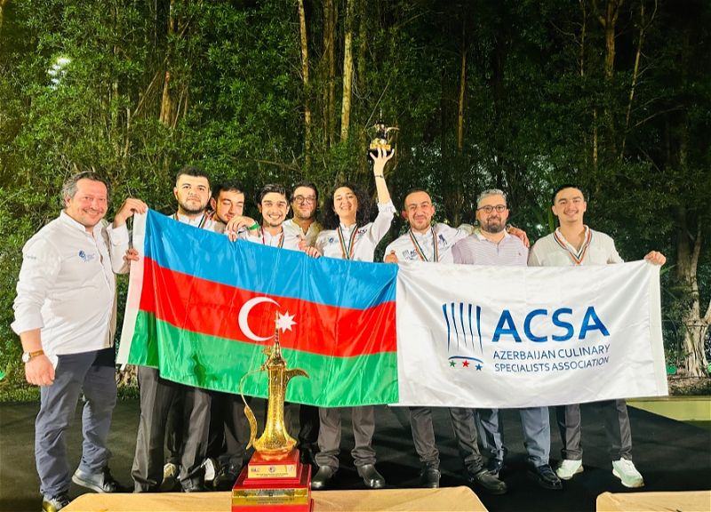 Национальная кулинарная команда Азербайджана завоевала медали на международном чемпионате
