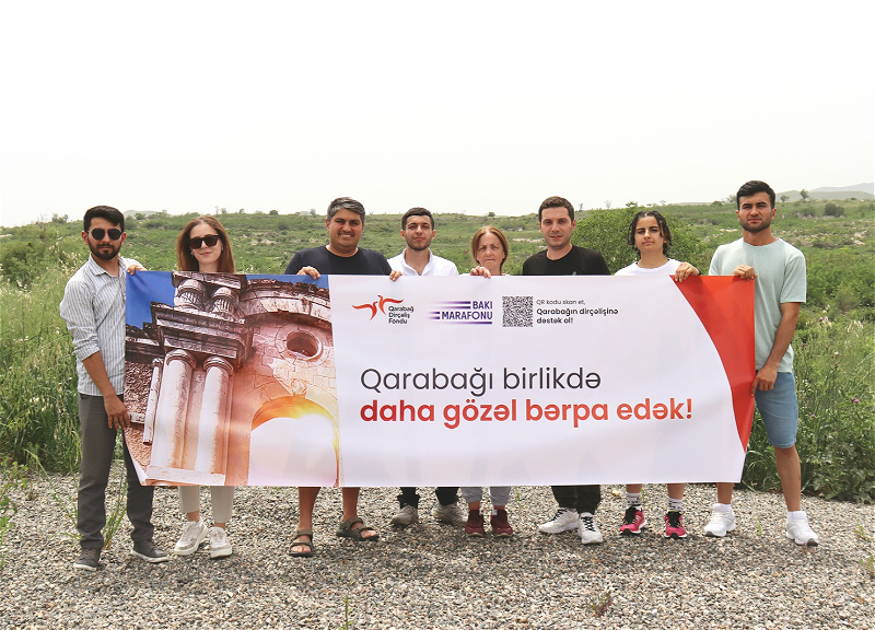 Qarabağ Dirçəliş Fondu “Marafon bağı”nın salınacağı əraziyə səfər təşkil edib