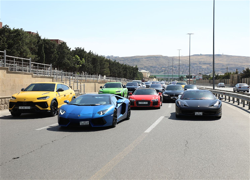 AAF организовала автопробег спортивных автомобилей в Лянкяране - ФОТО