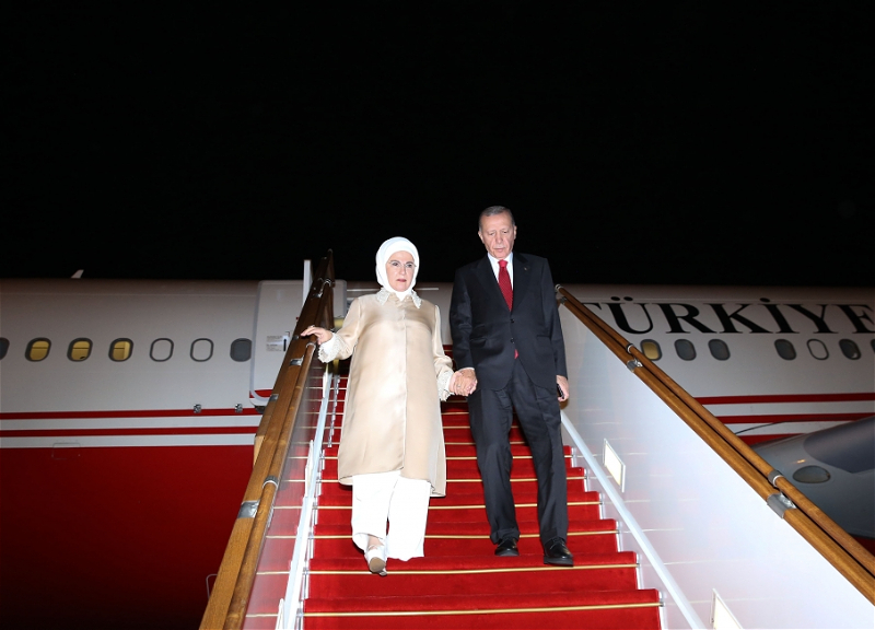 Эрдоган прибыл с государственным визитом в Азербайджан - ФОТО