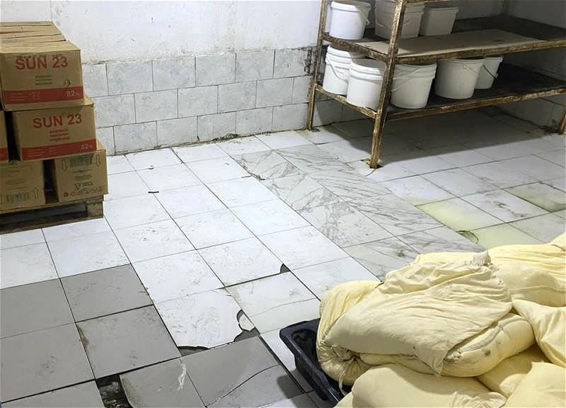 Bakıda süd məhsullarının emalı müəssisəsinin fəaliyyəti məhdudlaşdırılıb - FOTO