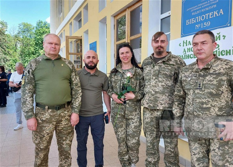 В Украине еще один азербайджанец награжден медалью - ФОТО