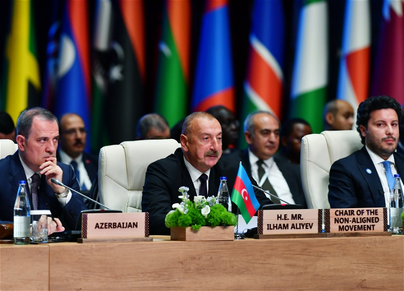 Ильхам Алиев выступил на заседании Координационного бюро Движения неприсоединения - ФОТО - ВИДЕО