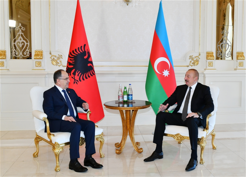 Состоялась встреча президентов Азербайджана и Албании один на один - ФОТО