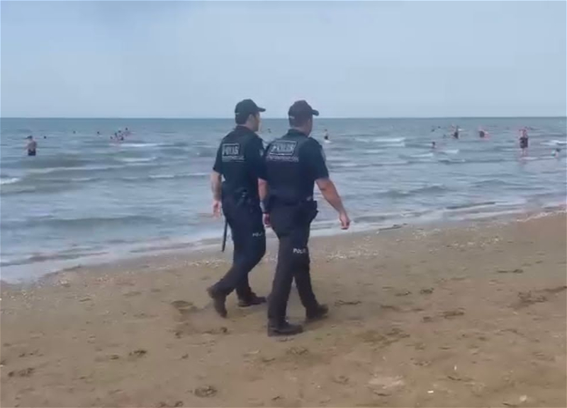 В связи с массовым посещением пляжей организована бесперебойная служба полиции - ФОТО