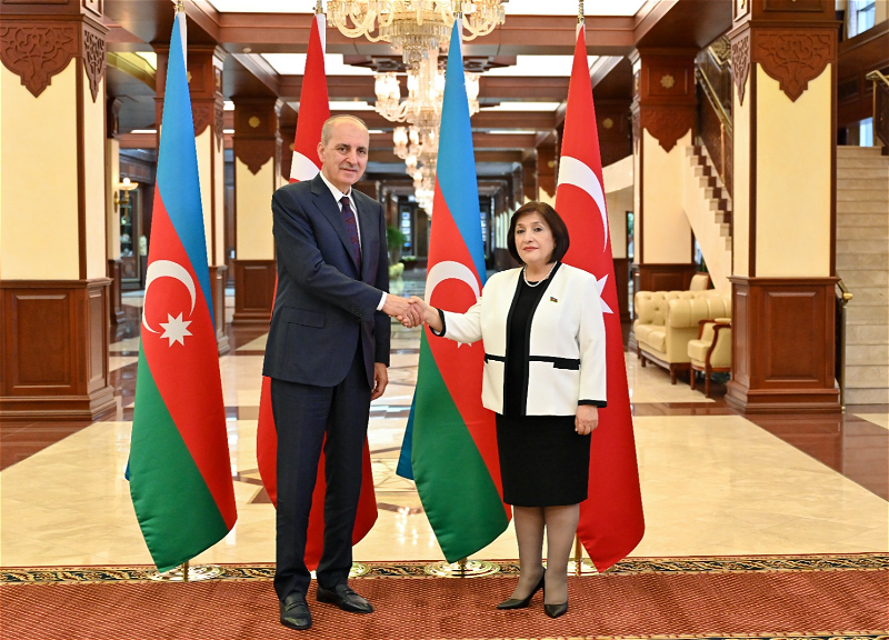 Сагиба Гафарова встретилась с главой Великого Национального Собрания Турции - ФОТО