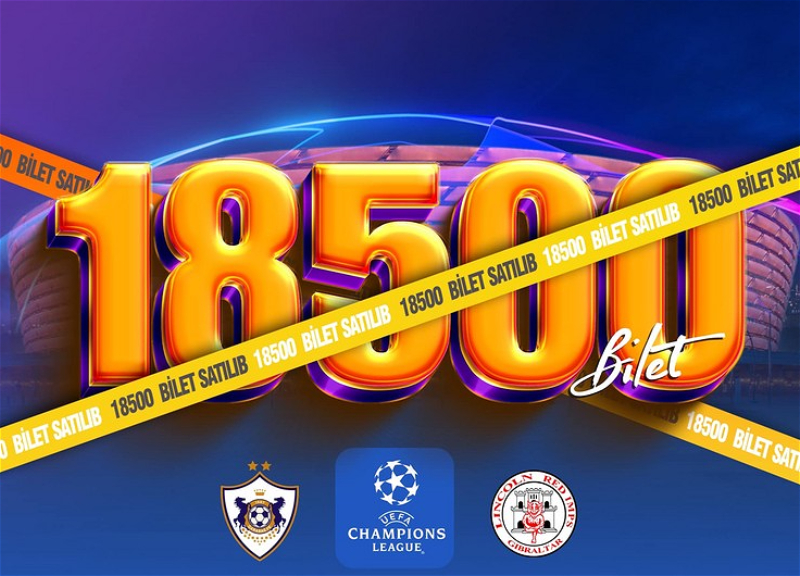 “Qarabağ”la “Linkoln” arasında oyuna satılan biletlərin sayı açıqlandı