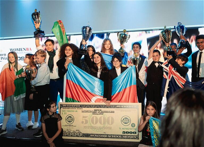 Студенты Miniboss Business School Baku - победители чемпионата мира по стартапам среди детей и подростков - ФОТО - ВИДЕО