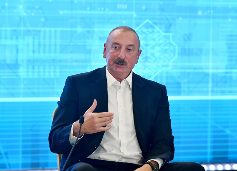 Президент Азербайджана рассказал на Глобальном медиафоруме о проекте Транскаспийского газопровода