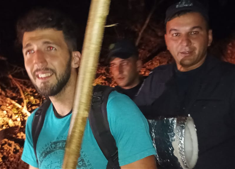Zaqatalada itkin düşən turistlər tapılaraq xilas edilib - YENİLƏNİB 1