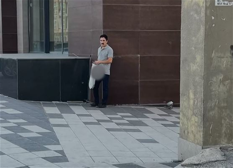 Очередной сексуальный маньяк на улицах Баку – ВИДЕО