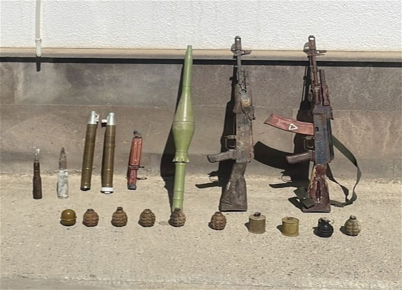 В Физулинском районе обнаружены оружие и боеприпасы