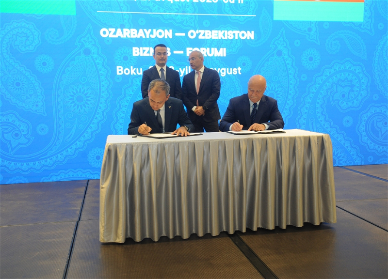 Между Азербайджаном и Узбекистаном подписано пять документов - ФОТО