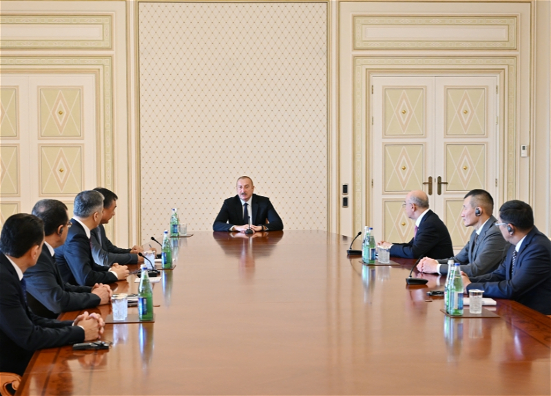 Ильхам Алиев принял министров стран Организации тюркских государств - ФОТО