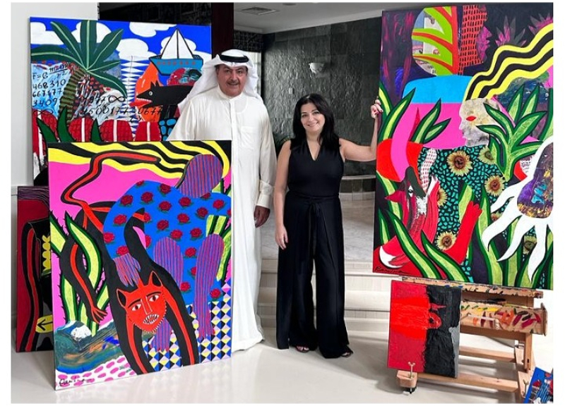 Азербайджанская художница Рамина Саадатхан получила творческое приглашение из Бахрейна - ФОТО