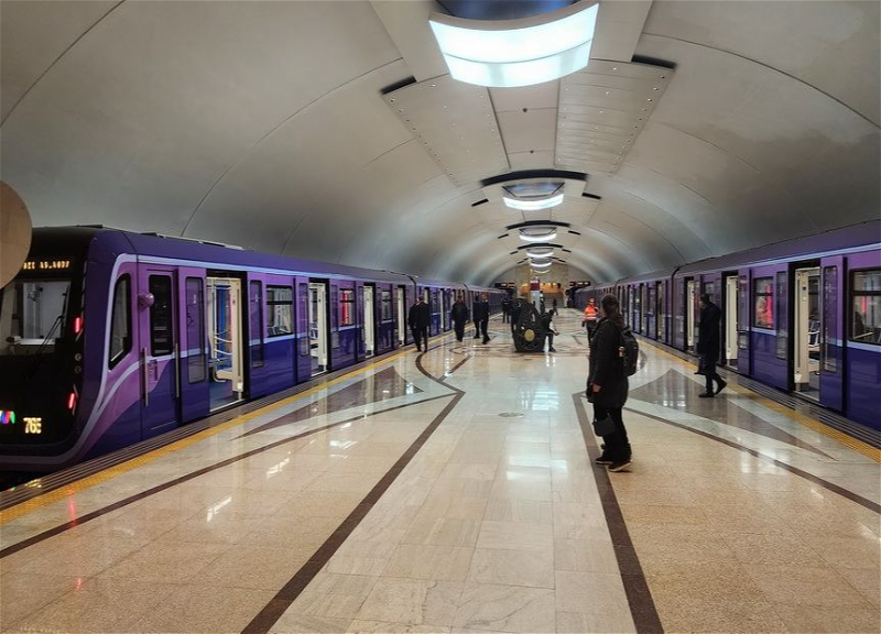 Изменено расписание движения поездов бакинского метро
