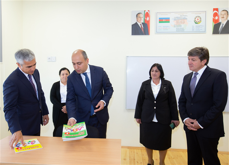 Heydər Əliyev Fondunun Göyçay, İsmayıllı və Qəbələdə inşa etdiyi məktəblər istifadəyə verilib - FOTO