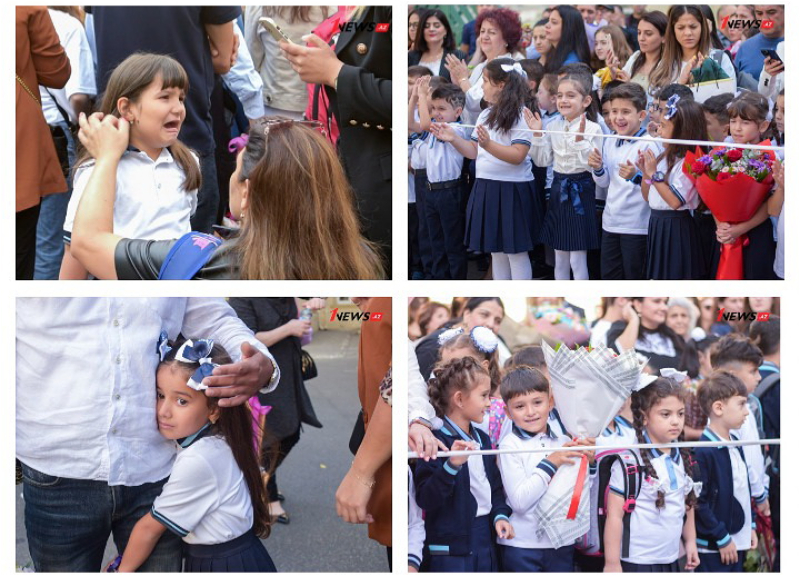 «День знаний» в Баку: Радость, улыбки и слезы первоклассников – ФОТО - ВИДЕО