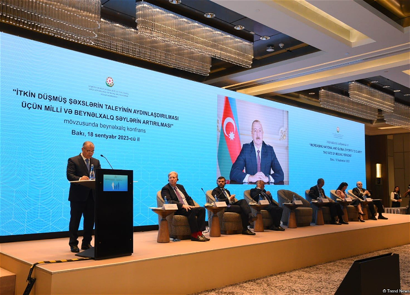 В Баку прошла международная конференция, посвященная судьбам без вести пропавших лиц - ФОТО - ОБНОВЛЕНО