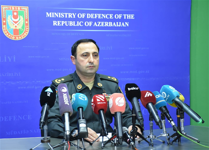 МО Азербайджана рассказало об успехах антитеррористических мероприятий в Карабахе