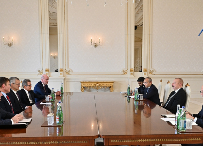 Ильхам Алиев принял председателя правления компании ВР - ФОТО