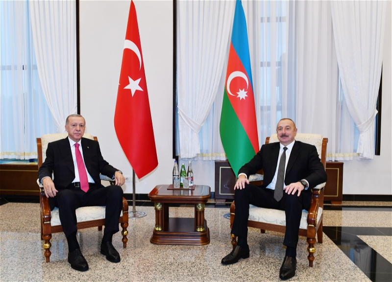 Ильхам Алиев встретил Эрдогана в Нахчыване - ФОТО