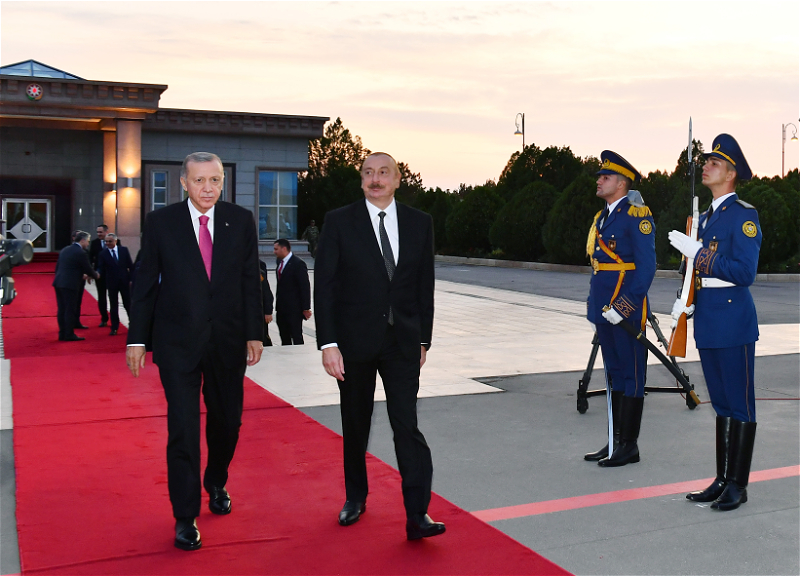 Завершился официальный визит Президента Турции Реджепа Тайипа Эрдогана в Азербайджан - ФОТО