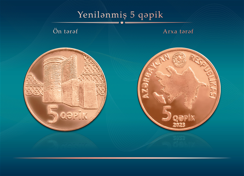 Центробанк запускает в обращение обновленные монеты достоинством 5 гяпиков