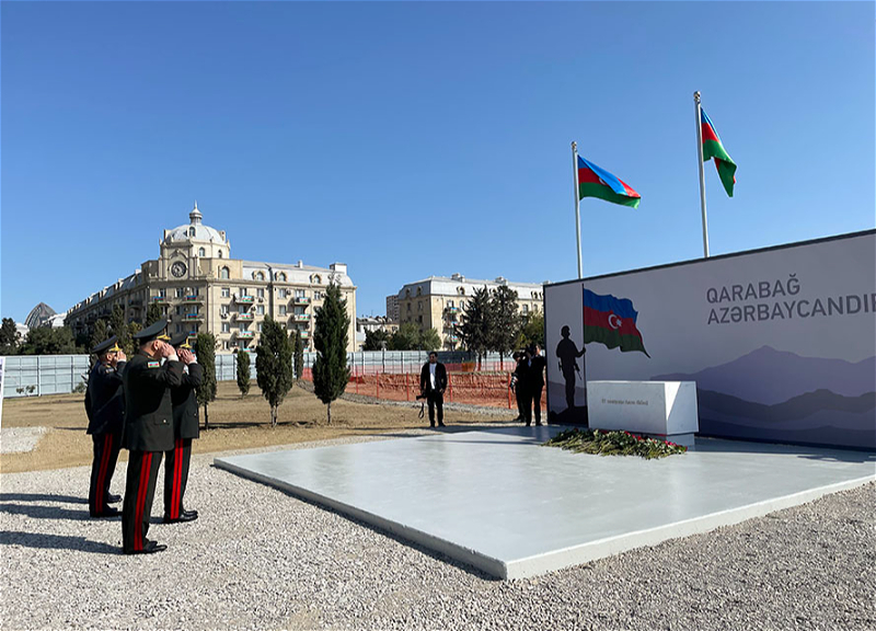 Руководящий состав Министерства обороны посетил строящийся Парк «Зяфяр» - ФОТО - ВИДЕО
