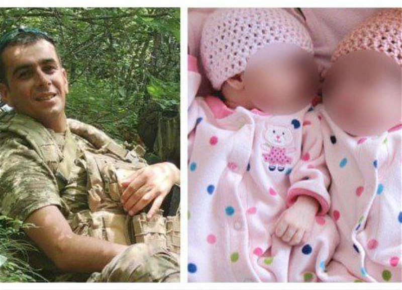 У военнослужащего, погибшего неделю назад, родились дочери-близнецы - ФОТО