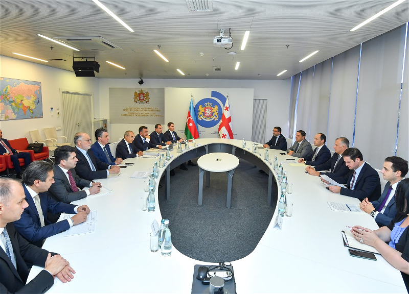 Министр экономики Азербайджана посетил Грузию - ФОТО