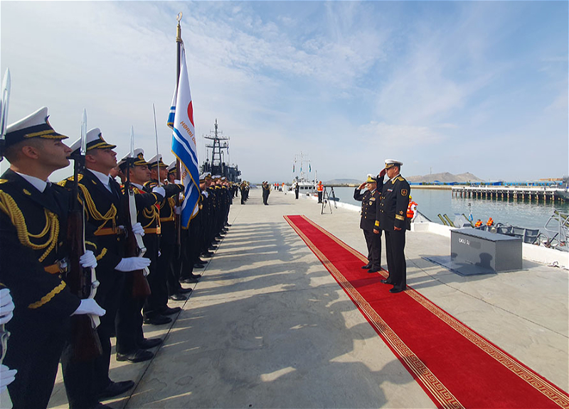 Военные корабли Казахстана прибыли в Баку для участия в учениях «Хазри-2023» - ФОТО