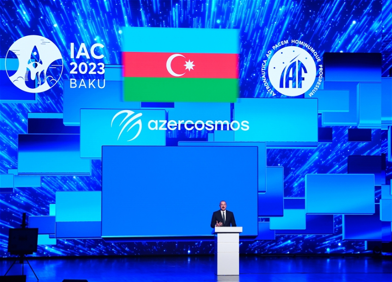 Президент Азербайджана принял участие в церемонии открытия 74-го Международного конгресса астронавтики - ФОТО - ВИДЕО