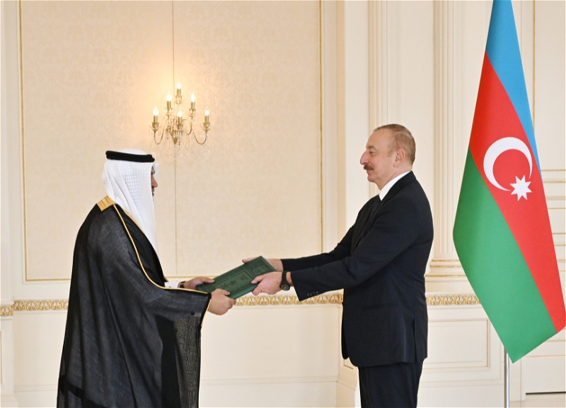 Президент Азербайджана принял верительные грамоты нового посла Саудовской Аравии - ФОТО