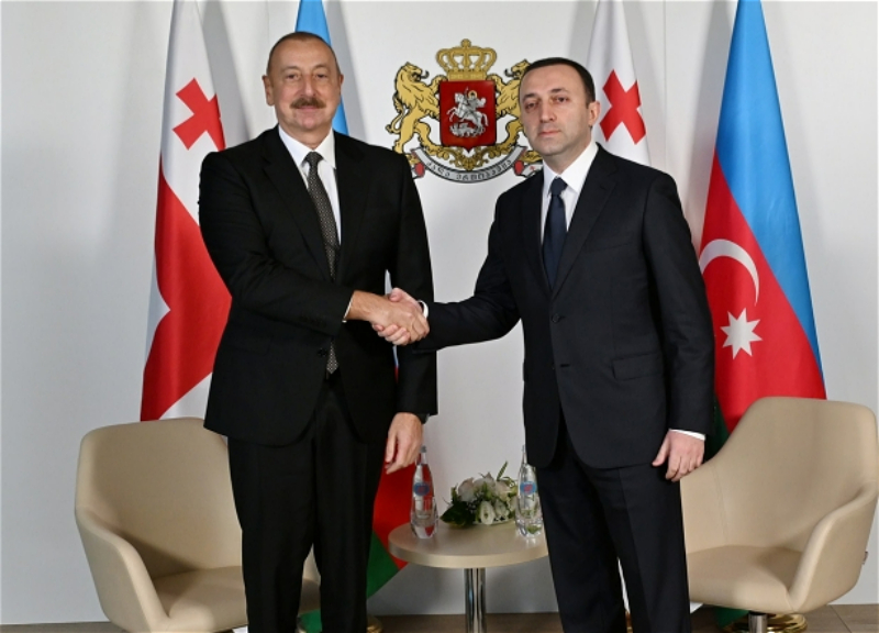 Состоялась встреча Ильхама Алиева с Ираклием Гарибашвили один на один - ФОТО