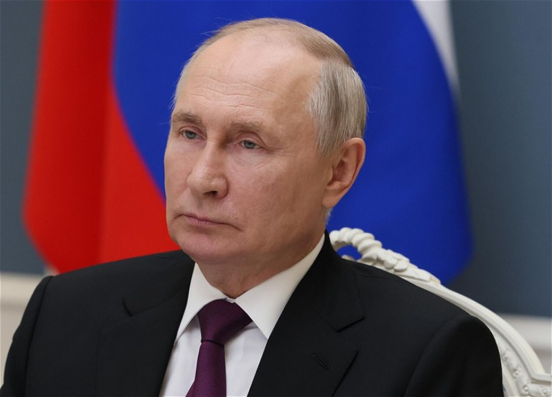 Путин принял участие по видеосвязи в открытии дороги к границе с Азербайджаном
