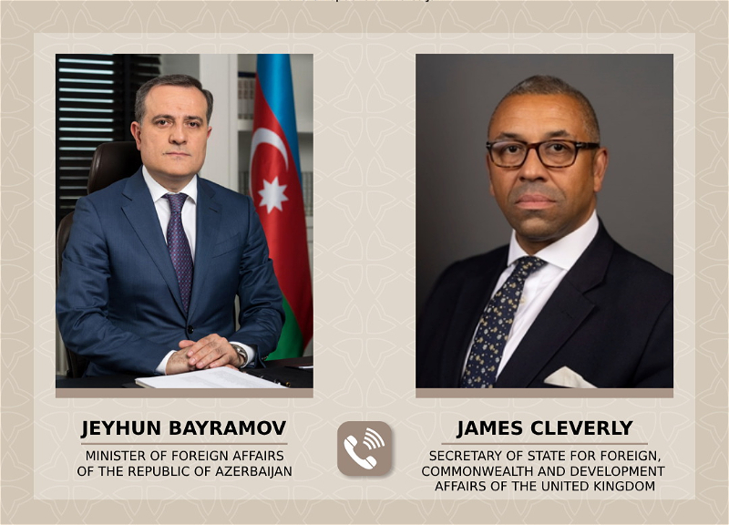 Джейхун Байрамов обсудил с Джеймсом Клеверли состояние мирного процесса между Азербайджаном и Арменией