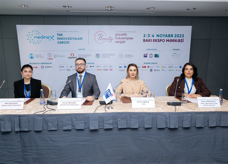 Состоялась пресс-конференция, посвященная выставкам Medinex и Beauty Azerbaijan