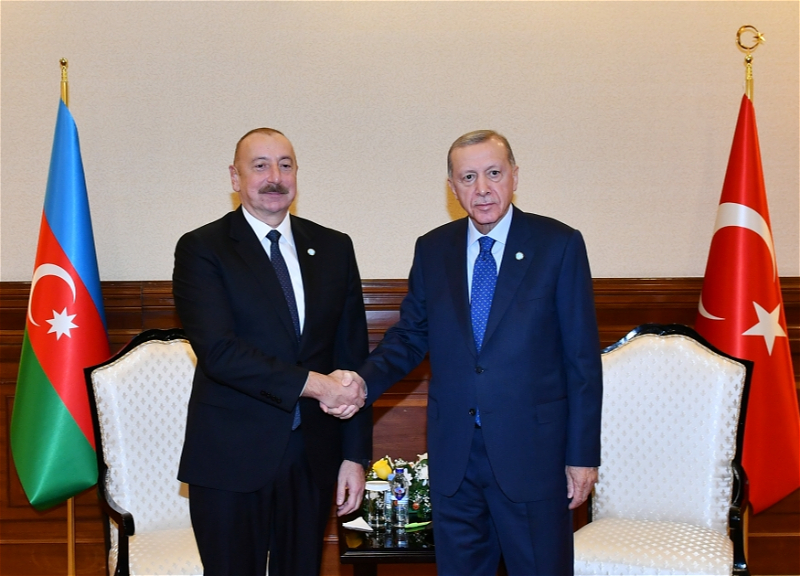 В Астане состоялась встреча Ильхама Алиева и Эрдогана - ФОТО
