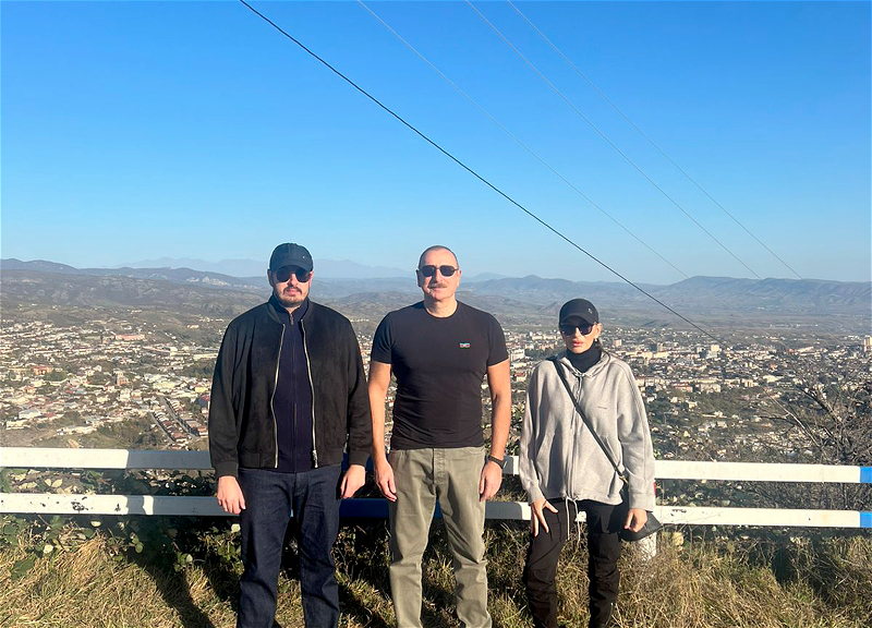 Ильхам Алиев, Мехрибан Алиева и Гейдар Алиев посетили село Вянгли Кяльбаджарского района - ФОТО