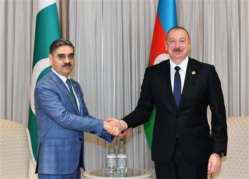 Состоялась встреча Президента Азербайджана с премьер-министром переходного правительства Пакистана - ФОТО