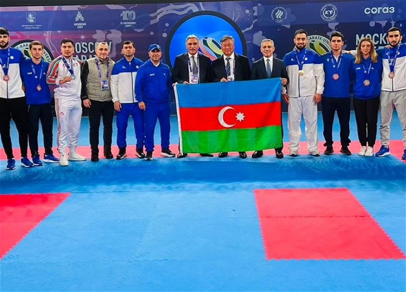 Azərbaycan karateçiləri “Moskva Vselennaya” turnirində 7 medal qazanıblar