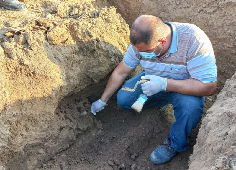 ﻿Могилы, обнаруженные в Агдаме, предположительно относятся ко временам Кавказской Албании ОБНОВЛЕНО - ОБНОВЛЕНО - ФОТО