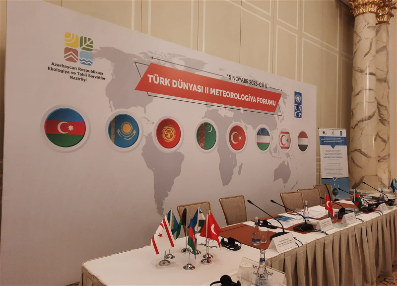 Bakıda Türk Dünyası II Meteorologiya Forumu öz işinə başlayıb