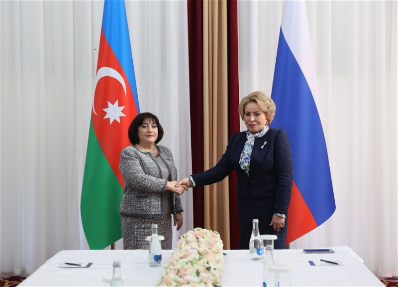 Сахиба Гафарова встретилась с председателем Совета Федерации Федерального собрания РФ - ФОТО