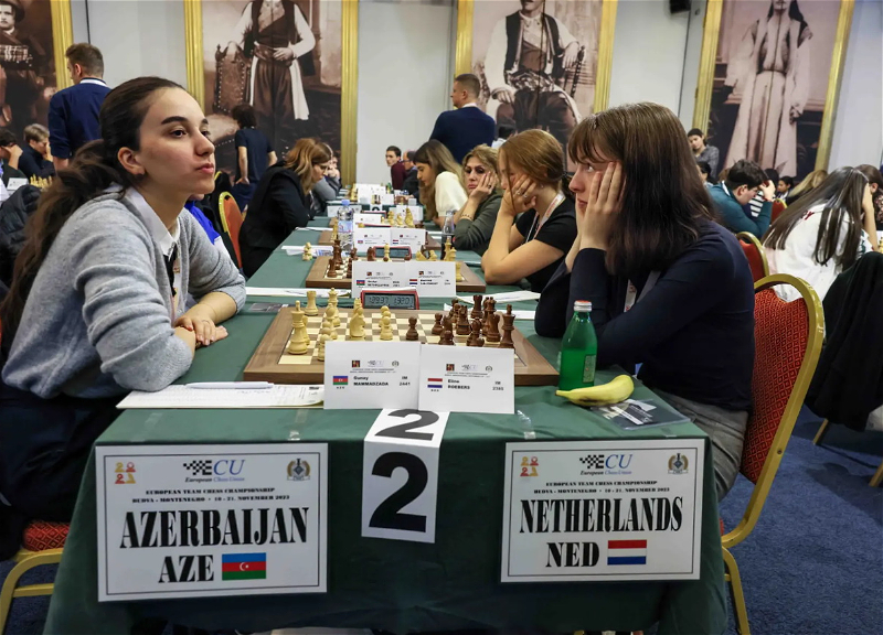 Женская сборная Азербайджана по шахматам претендует на историческую победу на ЕВРО