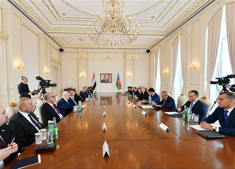 Состоялась встреча президентов Азербайджана и Ирака в расширенном составе