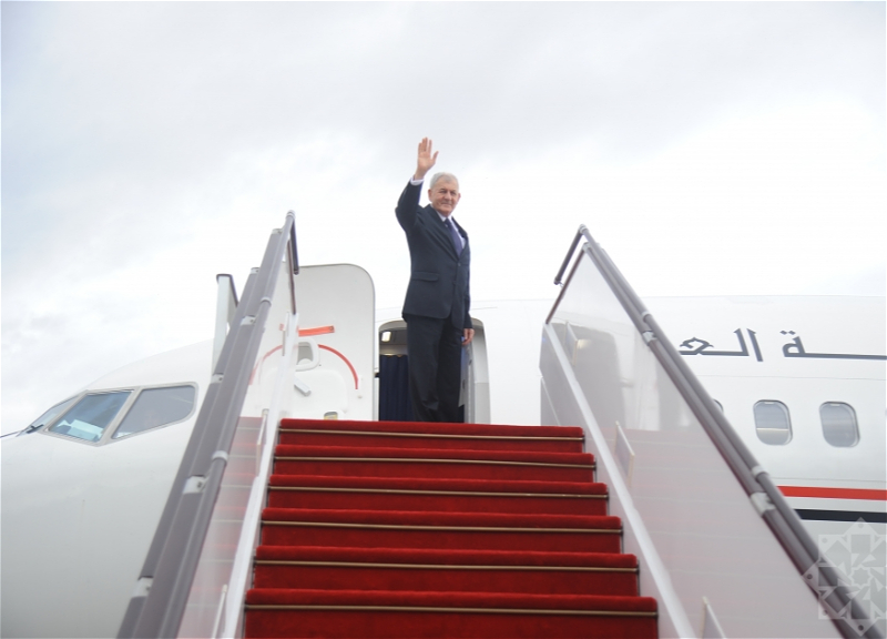 Завершился официальный визит Президента Ирака в Азербайджан - ФОТО
