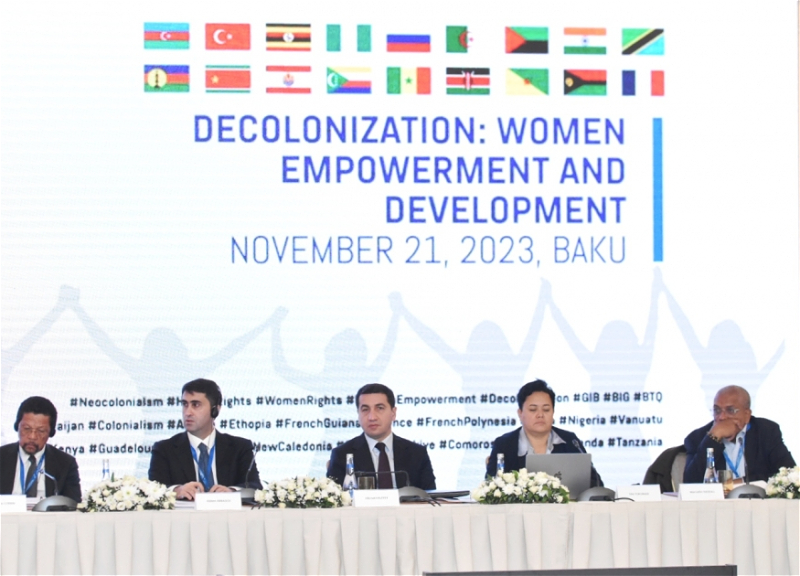 В Баку состоялась международная конференция на тему «Деколонизация: Усиление женщин и развитие» - ФОТО - ОБНОВЛЕНО